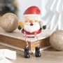 Decorative objects - Jolly Santa Christmas Shelf Sitter Ornament - SOMETHING DIFFERENT WHOLESALE EUROPE BV