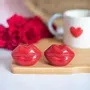 Decorative objects - Lip Shaped Salt and Pepper Shakers - SOMETHING DIFFERENT WHOLESALE EUROPE BV