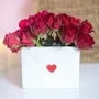 Decorative objects - Red Heart Envelope Flower Vase - SOMETHING DIFFERENT WHOLESALE EUROPE BV