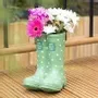 Objets de décoration - Cache-pot botte de pluie vert clair - SOMETHING DIFFERENT WHOLESALE EUROPE BV