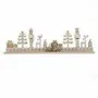 Decorative objects - 45cm Gold Wooden Advent Calendar with Nutcracker - SOMETHING DIFFERENT WHOLESALE EUROPE BV