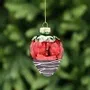 Decorative objects - Chocolate Strawberry Glass Hanging Decoration - SOMETHING DIFFERENT WHOLESALE EUROPE BV