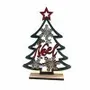 Decorative objects - 22cm Wooden Noel Tree Standing Ornament - SOMETHING DIFFERENT WHOLESALE EUROPE BV