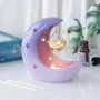 Objets de décoration - Brûle-parfum suspendu croissant de lune violet pastel - SOMETHING DIFFERENT WHOLESALE EUROPE BV