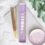 Decorative objects - Purple Moon Phase Incense Ash Catcher - SOMETHING DIFFERENT WHOLESALE EUROPE BV