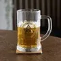 Decorative objects - Celtic Triquetra Knot Glass Beer Tankard with Coaster - SOMETHING DIFFERENT WHOLESALE EUROPE BV