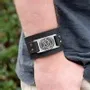 Decorative objects - Black Celtic Triquetra Knot Leather Cuff Bracelet - SOMETHING DIFFERENT WHOLESALE EUROPE BV