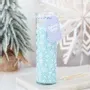 Decorative objects - Snow Day Snowflake Print Cotton & Coconut Tube Candle - SOMETHING DIFFERENT WHOLESALE EUROPE BV