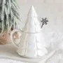 Decorative objects - Iridescent Fir Tree Mug and Snowflake Spoon Set - SOMETHING DIFFERENT WHOLESALE EUROPE BV