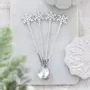 Decorative objects - Set of 4 Metal Snowflake Spoons - SOMETHING DIFFERENT WHOLESALE EUROPE BV