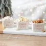 Objets de décoration - Lot de 3 bols à grignotage de Noël en céramique - SOMETHING DIFFERENT WHOLESALE EUROPE BV