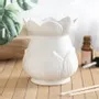 Objets de décoration - Brûle-parfum fleur de lotus blanche - SOMETHING DIFFERENT WHOLESALE EUROPE BV
