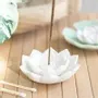 Objets de décoration - Porte-encens pour bâtonnets fleur de lotus blanche - SOMETHING DIFFERENT WHOLESALE EUROPE BV