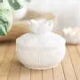 Decorative objects - White Lotus Flower Trinket Box - SOMETHING DIFFERENT WHOLESALE EUROPE BV