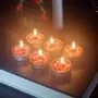 Objets de décoration - Lot de 6 bougies chauffe-plat en forme de roses - SOMETHING DIFFERENT WHOLESALE EUROPE BV