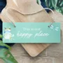 Panels - Light Green This is Our Happy Place Hanging Sign - SOMETHING DIFFERENT WHOLESALE EUROPE BV
