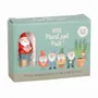 Ornaments - Set of 4 Mini Gnome Plant Pot Pals - SOMETHING DIFFERENT WHOLESALE EUROPE BV