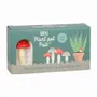 Ornaments - Set of 4 Mini Mushroom Plant Pot Pals - SOMETHING DIFFERENT WHOLESALE EUROPE BV