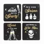 Placemats - Til Death Do Us Party Set Of 4 Coasters - SOMETHING DIFFERENT WHOLESALE EUROPE BV