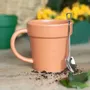 Tasses et mugs - Pot de fleurs simple, tasse en céramique et cuillère pelle - SOMETHING DIFFERENT WHOLESALE EUROPE BV
