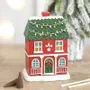 Decorative objects - Red Christmas House Incense Cone Burner - SOMETHING DIFFERENT WHOLESALE EUROPE BV