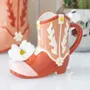 Tasses et mugs - Mug rose en forme de botte de cowboy - SOMETHING DIFFERENT WHOLESALE EUROPE BV