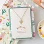 Jewelry - Cactus Necklace on Greeting Card - SOMETHING DIFFERENT WHOLESALE EUROPE BV
