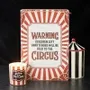 Decorative objects - Circus Warning Metal Hanging Sign - SOMETHING DIFFERENT WHOLESALE EUROPE BV