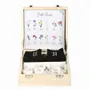 Ornements - Boîte de 36 galets souvenirs en marbre en forme de fleur de naissance - SOMETHING DIFFERENT WHOLESALE EUROPE BV