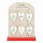 Panels - Set of 24 Heart Ceramic Mini Signs on Display - SOMETHING DIFFERENT WHOLESALE EUROPE BV