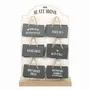 Other wall decoration - Set of 24 Mini Slate Signs for Him on Display - SOMETHING DIFFERENT WHOLESALE EUROPE BV