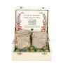 Ornaments - Set of 24 Lucky Clover Sentiment Stones - SOMETHING DIFFERENT WHOLESALE EUROPE BV