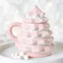 Tasses et mugs - Mug rose en forme de sapin de Noël - SOMETHING DIFFERENT WHOLESALE EUROPE BV