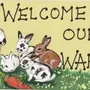 Panneaux séparateurs - Bienvenue sur notre panneau souriant Warren - SOMETHING DIFFERENT WHOLESALE EUROPE BV