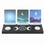 Bougeoirs et photophores  - Porte-bougie chauffe-plat pour cartes de tarot Triple Lune Noire - SOMETHING DIFFERENT WHOLESALE EUROPE BV
