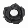 Bougeoirs et photophores  - Porte-bougie chauffe-plat en résine rose noire - SOMETHING DIFFERENT WHOLESALE EUROPE BV