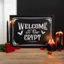 Panels - Welcome To Our Crypt Wall Plaque - SOMETHING DIFFERENT WHOLESALE EUROPE BV