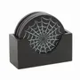 Sets de table - Ensemble de sous-verres en forme de toile d'araignée noire - SOMETHING DIFFERENT WHOLESALE EUROPE BV