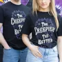 Homewear - T-shirt unisexe « Plus c'est effrayant, mieux c'est », taille S - SOMETHING DIFFERENT WHOLESALE EUROPE BV