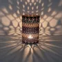 Bougeoirs et photophores  - Lampe porte-bougie Fiammetta - PUGLIA CORTEN LOVE