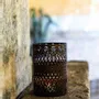 Bougeoirs et photophores  - Lampe porte-bougie Fiammetta - PUGLIA CORTEN LOVE