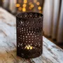 Bougeoirs et photophores  - Lampe porte-bougie Fiammetta - PUGLIA CORTEN LOVE