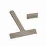 Bathroom equipment - Wiper w. holder Ume Taupe - F&H GROUP A/S