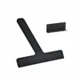 Bathroom equipment - Wiper w. holder Ume Black - F&H GROUP A/S