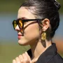 Bijoux - Boucles d’oreilles Tainha Gold – Capim Dourado du Brésil - CAPIDO