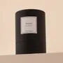 Bougies - Bougie Santal verre noir - 180g - Cire 100% végétale - TANDEM FRAGRANCES