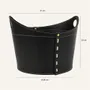 Vases - Petit panier rangement cuir ARAMIS - LIMAC DESIGN