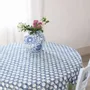 Nappes - Nappes et serviettes florales imprimées à la main - ROZABLUE