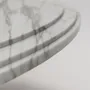 Dining Tables - Aura -  Round dining table in Calacatta marble - PISTORE MARMI