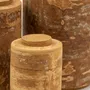 Tea and coffee accessories - Set of 3 round cinnamon boxes with lid, H160 Ã˜90, H110 Ã˜70, H80 Ã˜50 - L INDOCHINEUR X RIVÊT